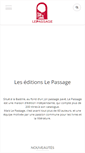 Mobile Screenshot of lepassage-editions.fr